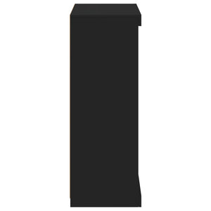 Μπουφές με Φώτα LED Μαύρος 60,5 x 37 x 100 εκ.