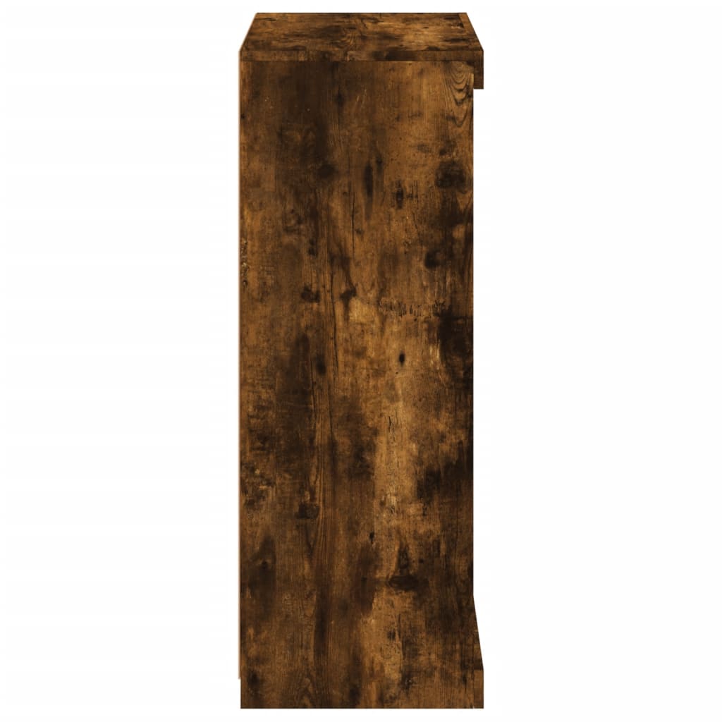 Ντουλάπι με LED Καπνιστή Δρυς 60,5 x 37 x 100 εκ. - Pakobazaar