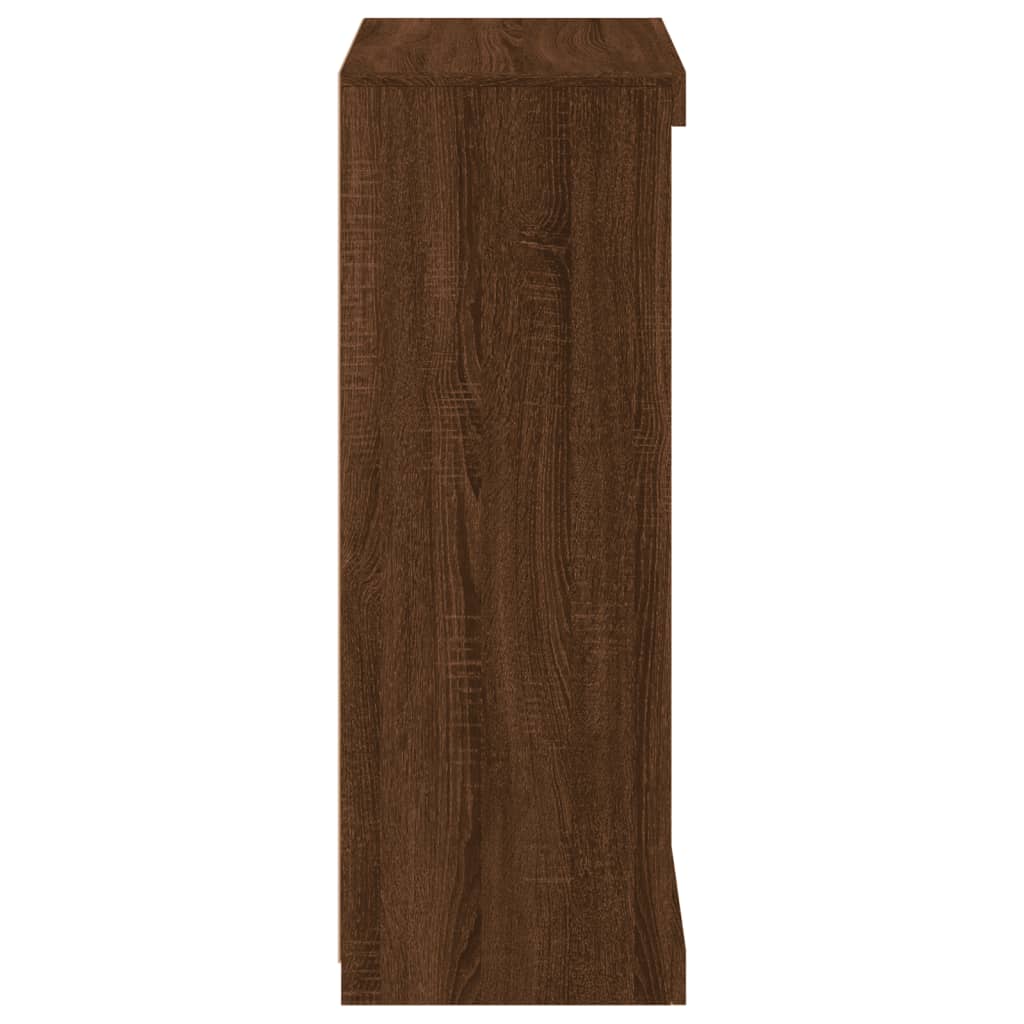 Μπουφές με Φώτα LED Καφέ Δρυς 60,5 x 37 x 100 εκ. - Pakobazaar