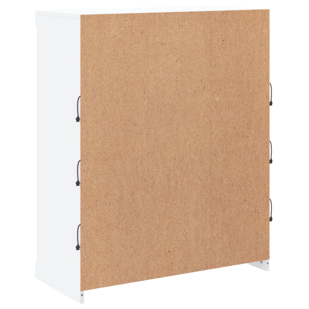 Μπουφές με Φώτα LED Λευκός 81 x 37 x 100 εκ. - Pakobazaar