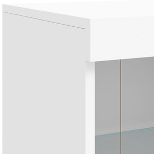 Μπουφές με Φώτα LED Λευκός 81 x 37 x 100 εκ. - Pakobazaar
