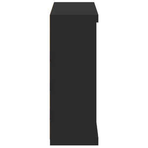Μπουφές με Φώτα LED Μαύρος 81 x 37 x 100 εκ. - Pakobazaar