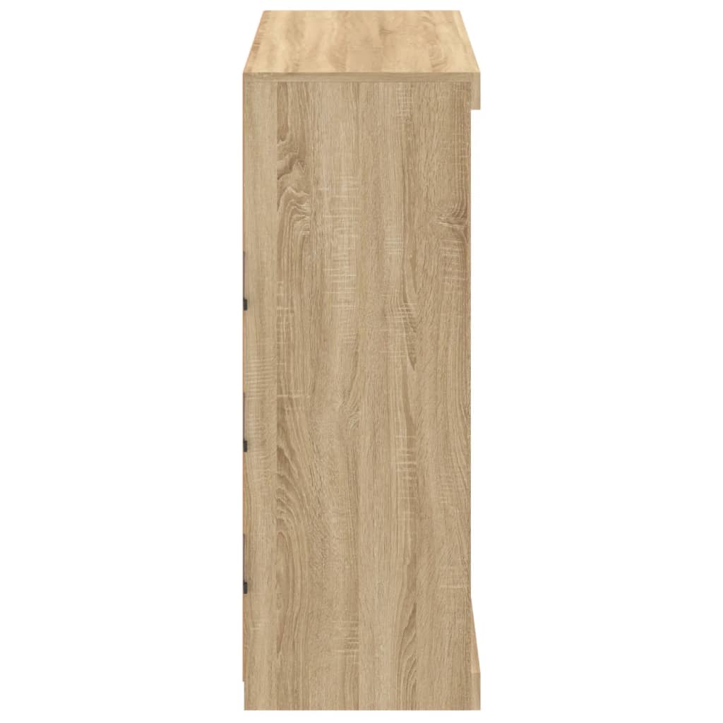 Μπουφές με Φώτα LED Sonoma Δρυς 81 x 37 x 100 εκ. - Pakobazaar