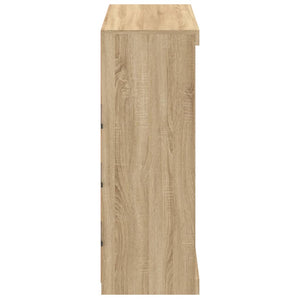 Μπουφές με Φώτα LED Sonoma Δρυς 81 x 37 x 100 εκ. - Pakobazaar