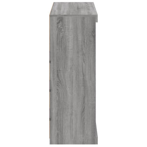 Μπουφές με LED Γκρι Sonoma 81 x 37 x 100 εκ. - Pakobazaar