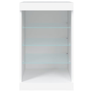 Μπουφές με Φώτα LED Λευκός 41 x 37 x 67 εκ. - Pakobazaar