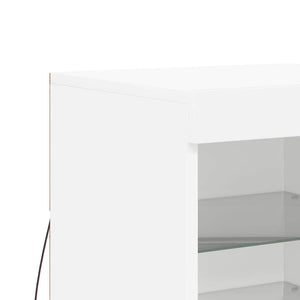 Μπουφές με Φώτα LED Λευκός 41 x 37 x 67 εκ. - Pakobazaar
