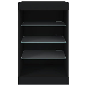 Μπουφές με Φώτα LED Μαύρος 41 x 37 x 67 εκ. - Pakobazaar