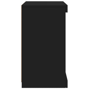 Μπουφές με Φώτα LED Μαύρος 41 x 37 x 67 εκ. - Pakobazaar