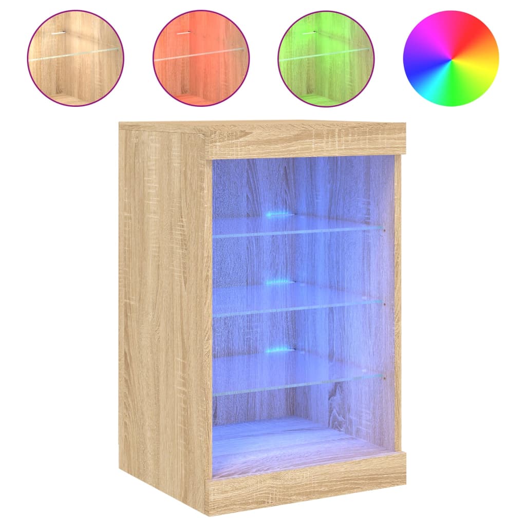 Μπουφές με LED Sonoma Δρυς 41 x 37 x 67 εκ. - Pakobazaar