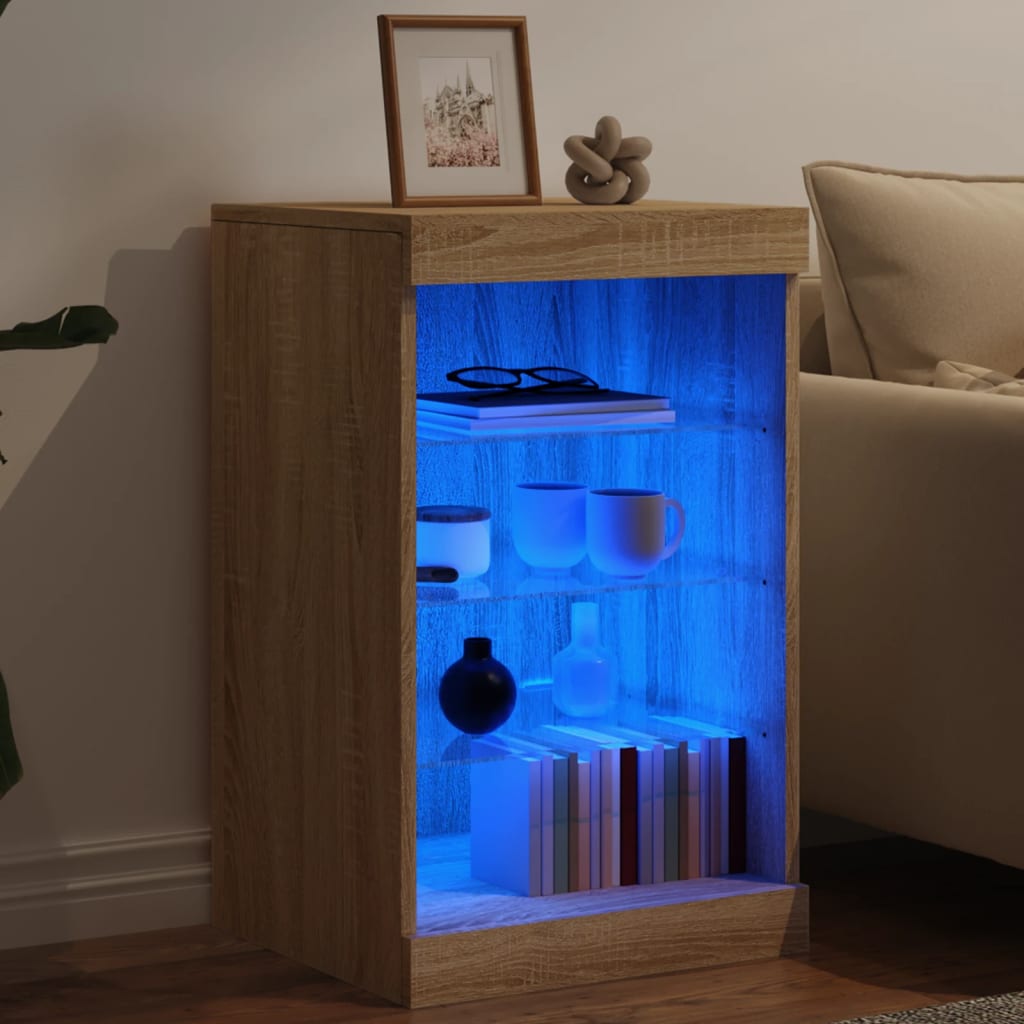 Μπουφές με LED Sonoma Δρυς 41 x 37 x 67 εκ. - Pakobazaar