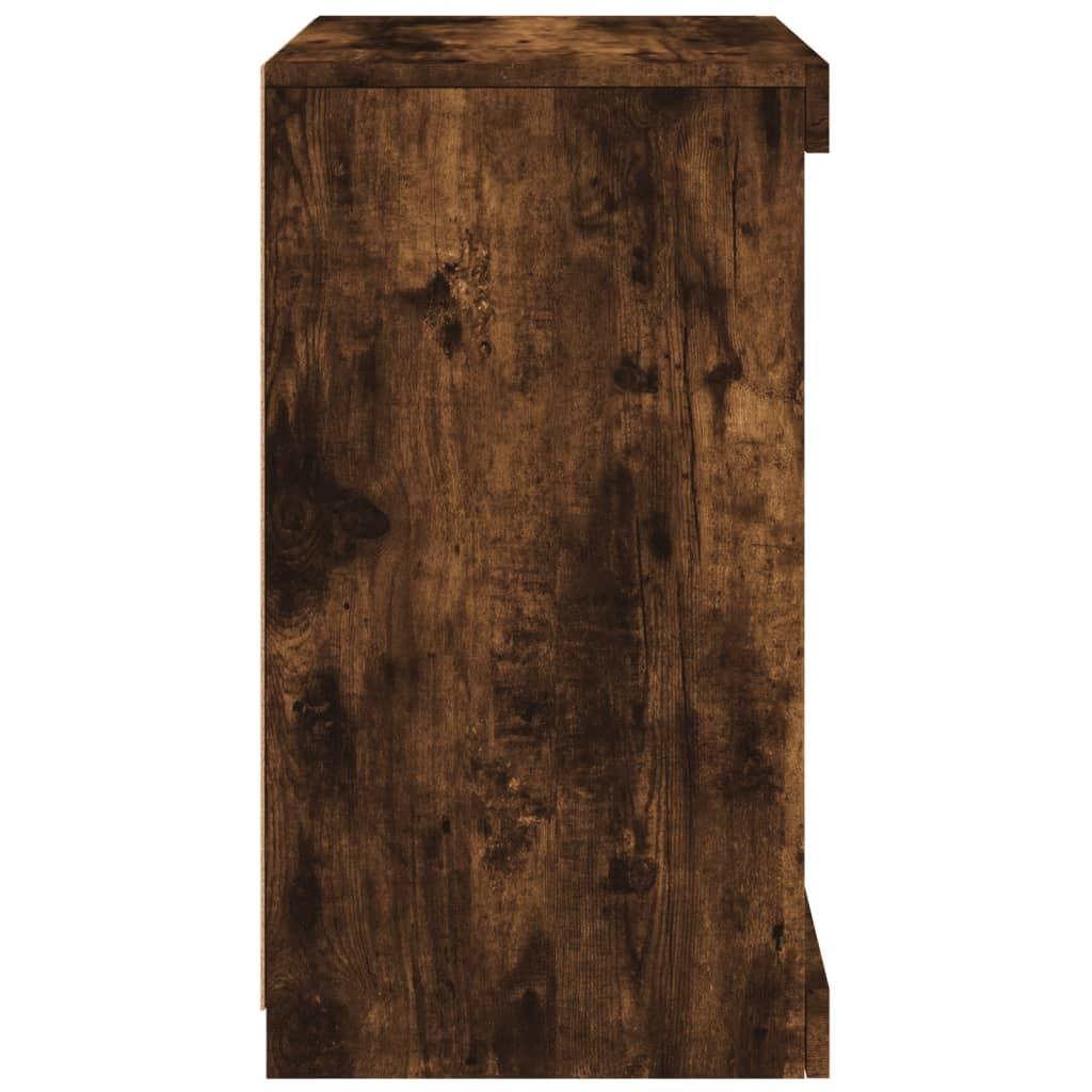 Μπουφές με LED Καπνιστή Δρυς 41 x 37 x 67 εκ. - Pakobazaar