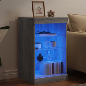 Μπουφές με LED Γκρι Sonoma 41 x 37 x 67 εκ. - Pakobazaar
