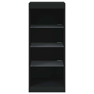 Μπουφές με Φώτα LED Μαύρος 41 x 37 x 100 εκ.