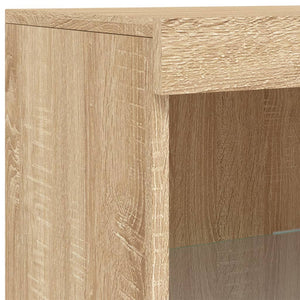 Μπουφές με Φώτα LED Sonoma Δρυς 41 x 37 x 100 εκ. - Pakobazaar