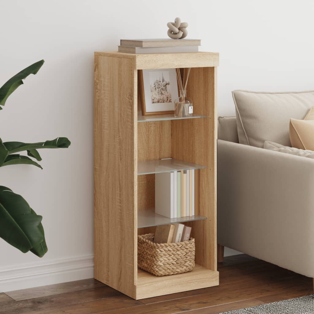 Μπουφές με Φώτα LED Sonoma Δρυς 41 x 37 x 100 εκ. - Pakobazaar