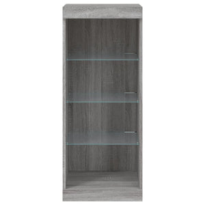 Μπουφές με LED Γκρι Sonoma 41 x 37 x 100 εκ. - Pakobazaar