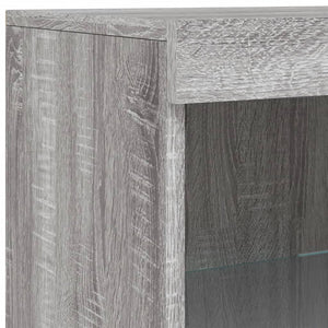 Μπουφές με LED Γκρι Sonoma 41 x 37 x 100 εκ. - Pakobazaar