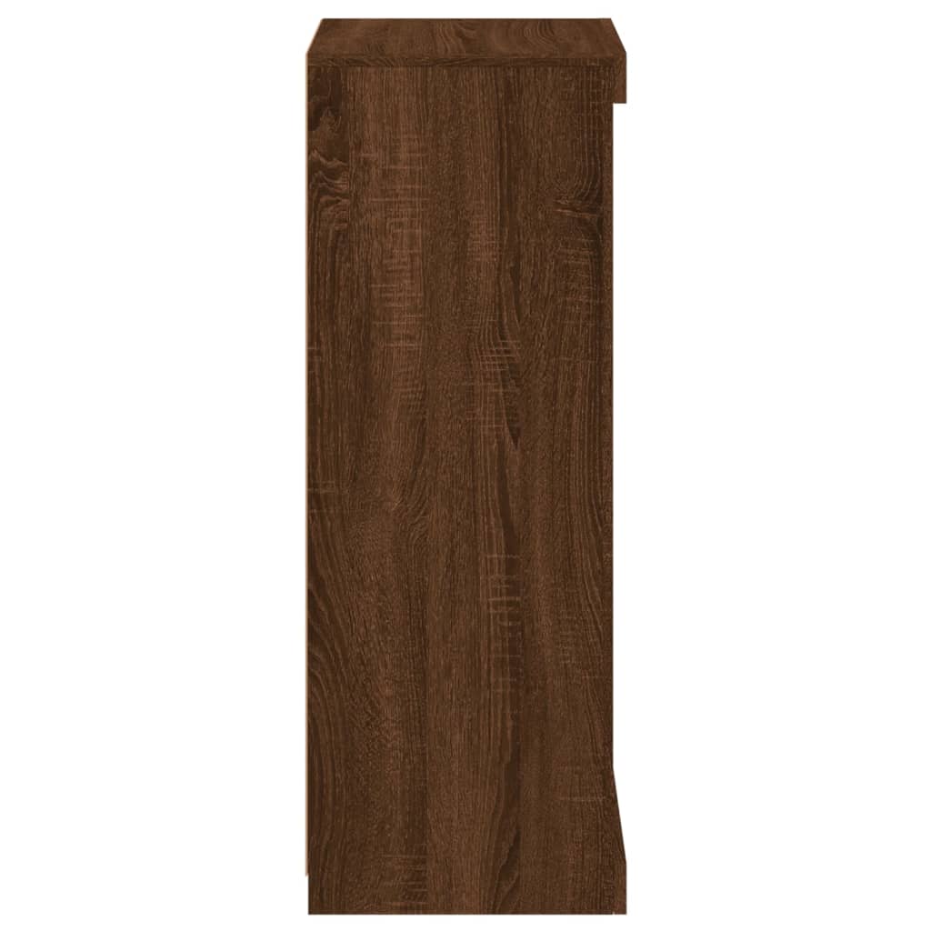 Μπουφές με Φώτα LED Καφέ Δρυς 41 x 37 x 100 εκ. - Pakobazaar