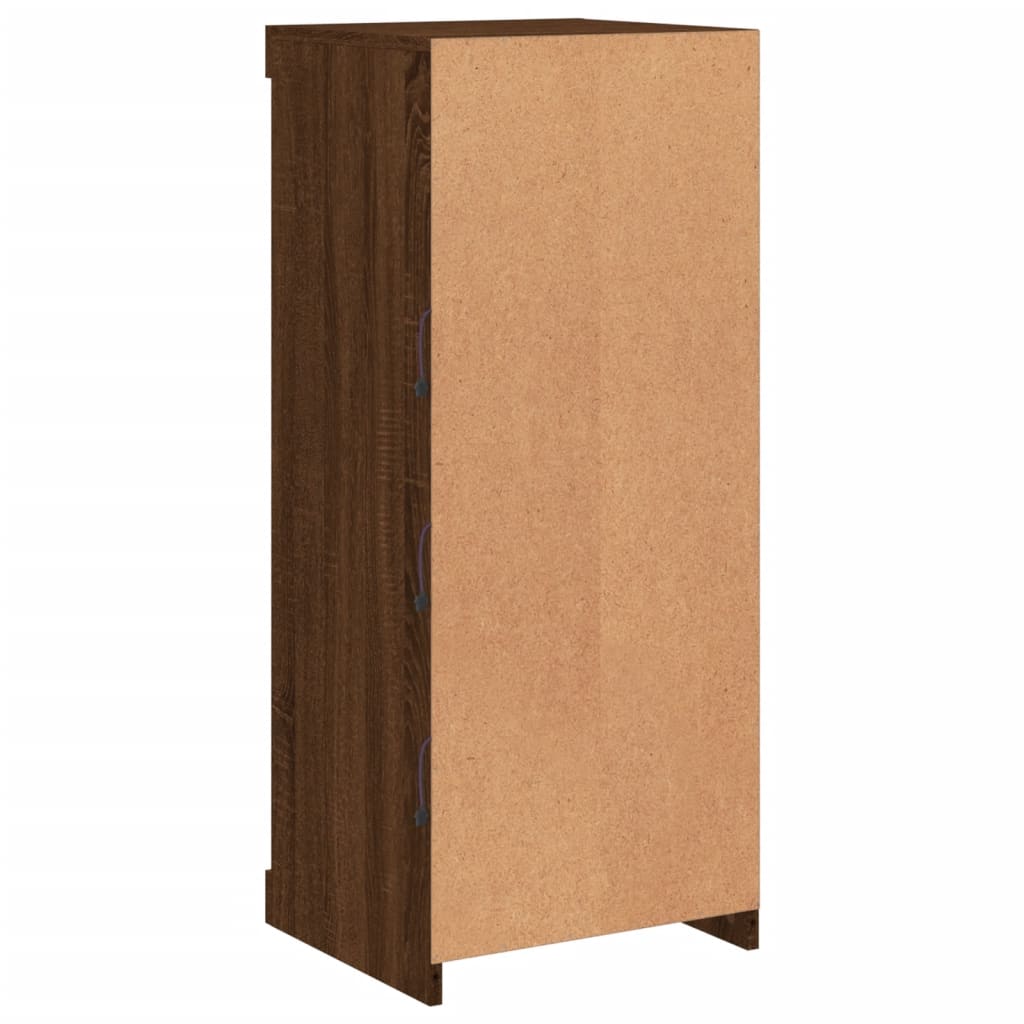 Μπουφές με Φώτα LED Καφέ Δρυς 41 x 37 x 100 εκ. - Pakobazaar