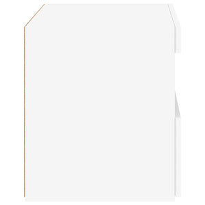 Κομοδίνο με Φώτα LED Λευκό 50 x 40 x 45 εκ. - Pakobazaar