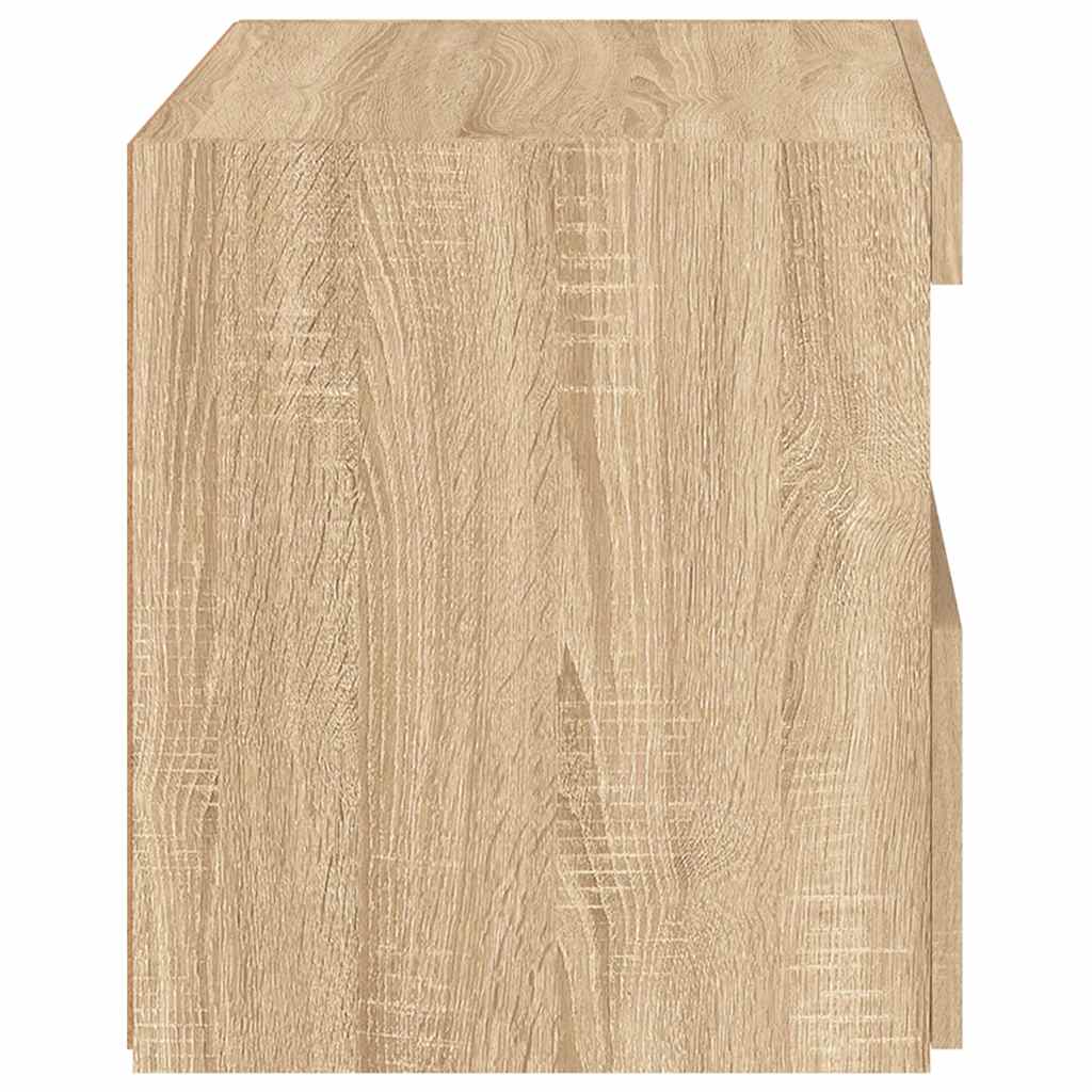 Κομοδίνο με Φώτα LED Sonoma Δρυς 50 x 40 x 45 εκ. - Pakobazaar