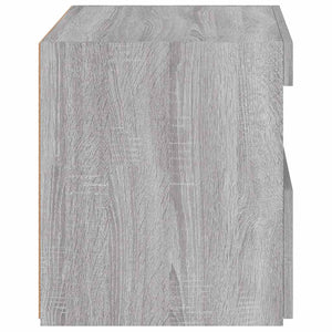Κομοδίνο με Φώτα LED Γκρι Sonoma 50x40x45 εκ. - Pakobazaar