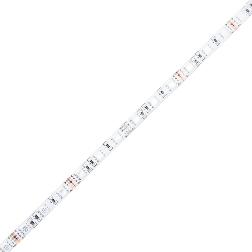 Κομοδίνο με Φώτα LED Καφέ Δρυς 50 x 40 x 45 εκ.