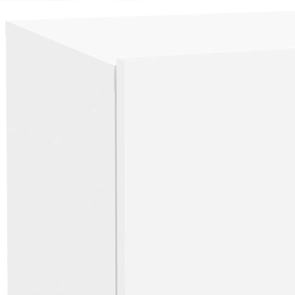Κομοδίνο με Φώτα LED Λευκό 70 x 36 x 40,5 εκ. - Pakobazaar