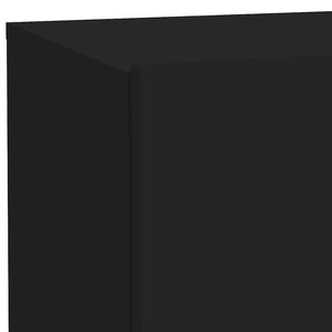 Κομοδίνο με Φώτα LED Μαύρο 70 x 36 x 40,5 εκ. - Pakobazaar