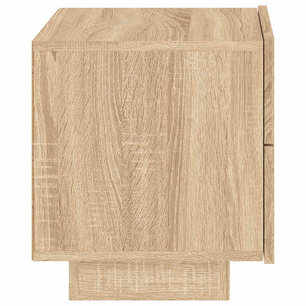 Κομοδίνο με Φώτα LED Sonoma Δρυς 70 x 36 x 40,5 εκ. - Pakobazaar