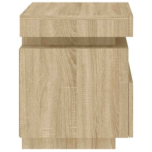 Κομοδίνο με Φώτα LED Sonoma Δρυς 40 x 39 x 48,5 εκ. - Pakobazaar