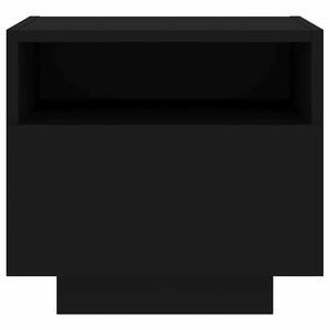 Κομοδίνο με Φώτα LED Μαύρο 40 x 39 x 37 εκ. - Pakobazaar