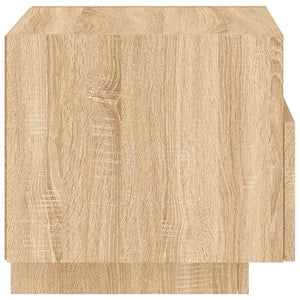 Κομοδίνα με Φώτα LED 2 τεμ. Sonoma Δρυς 40 x 39 x 37 εκ. - Pakobazaar