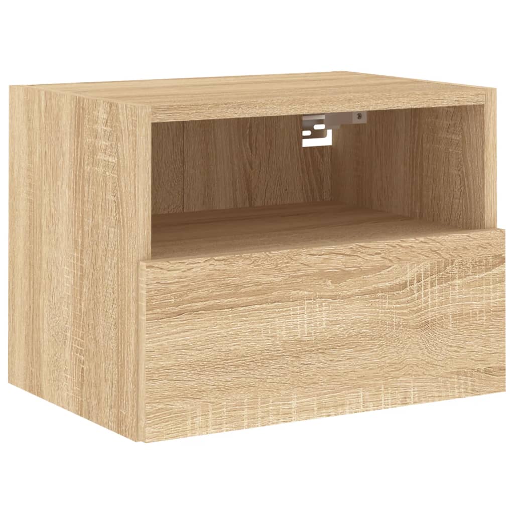 Έπιπλο Τοίχου Τηλεόρασης Sonoma Δρυς 40x30x30 εκ. Επεξ. Ξύλο