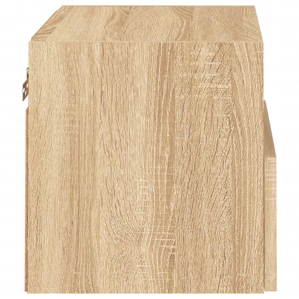 Έπιπλο Τοίχου Τηλεόρασης Sonoma Δρυς 40x30x30 εκ. Επεξ. Ξύλο