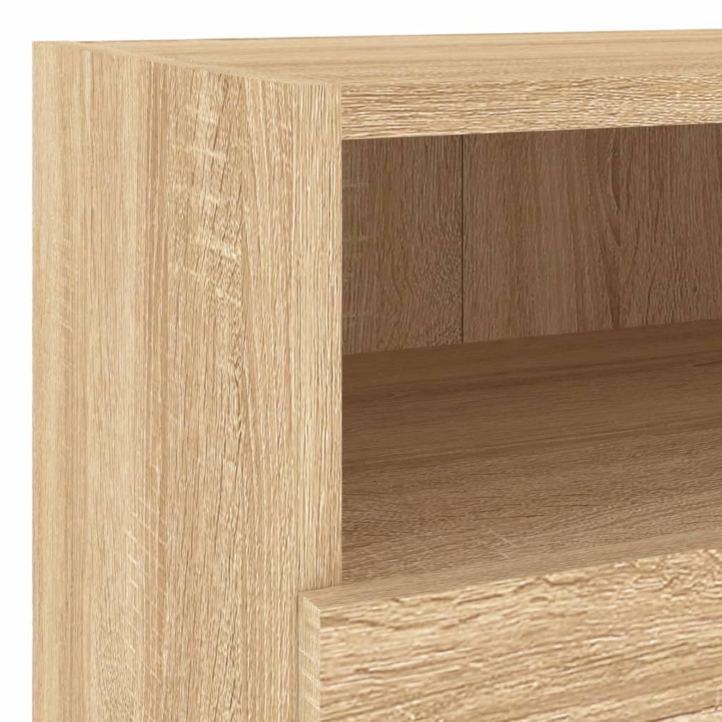 Έπιπλο Τοίχου Τηλεόρασης Sonoma Δρυς 40x30x30 εκ. Επεξ. Ξύλο