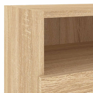 Έπιπλα Τοίχου Τηλ. 2 τεμ. Sonoma Δρυς 40x30x30 εκ. Επεξ. Ξύλο