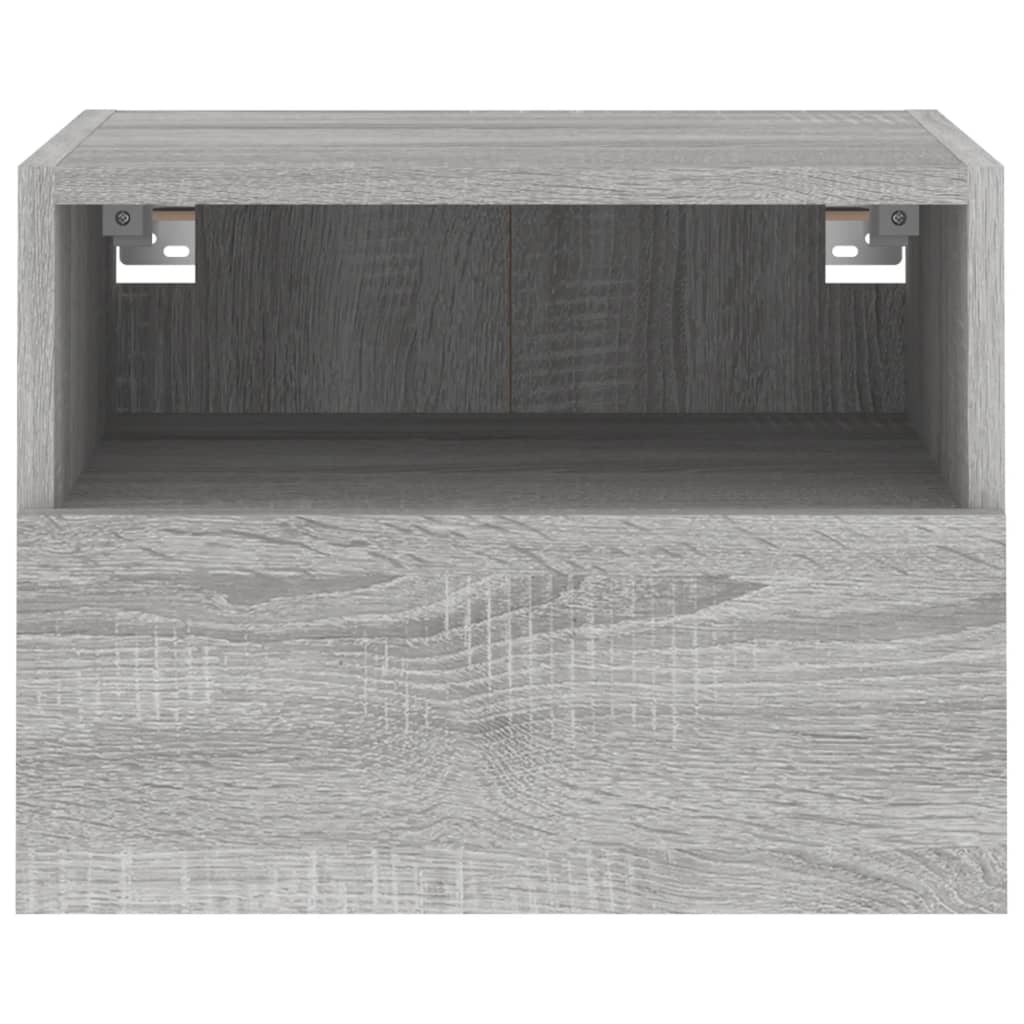 Ντουλάπι Τοίχου Τηλεόρασης Γκρι Sonoma 40x30x30 εκ. Επεξ. Ξύλο