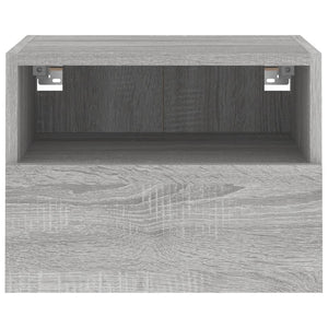 Ντουλάπι Τοίχου Τηλεόρασης Γκρι Sonoma 40x30x30 εκ. Επεξ. Ξύλο