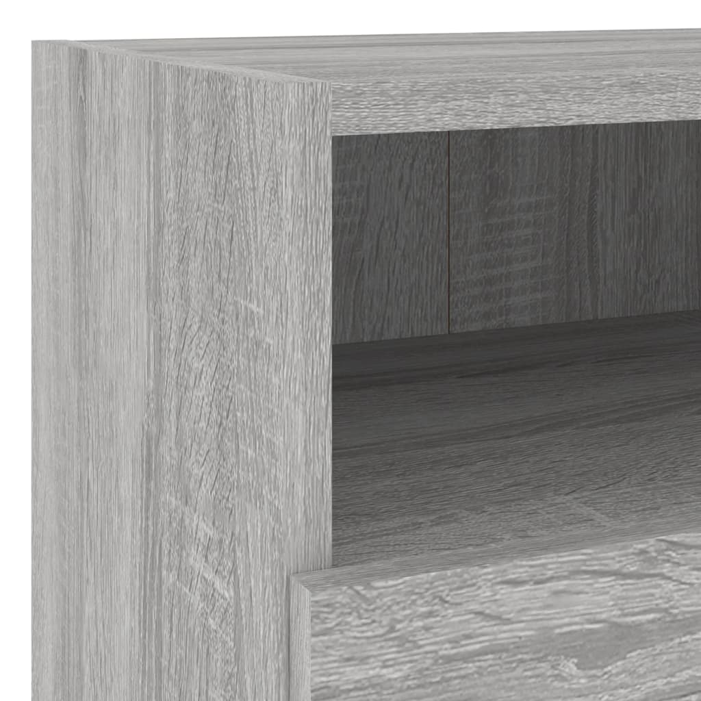 Ντουλάπι Τοίχου Τηλεόρασης Γκρι Sonoma 40x30x30 εκ. Επεξ. Ξύλο