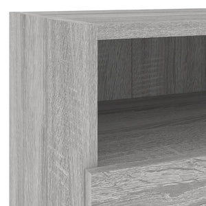 Ντουλάπι Τοίχου Τηλεόρασης Γκρι Sonoma 40x30x30 εκ. Επεξ. Ξύλο