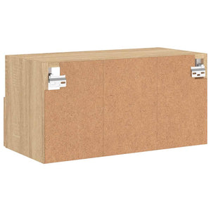 Ντουλάπι Τοίχου Τηλεόρασης Sonoma Δρυς 60x30x30 εκ. Επεξ. Ξύλο