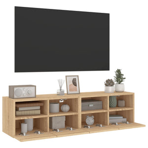 Ντουλάπι Τοίχου Τηλεόρασης Sonoma Δρυς 60x30x30εκ. Επεξ. Ξύλο - Pakobazaar