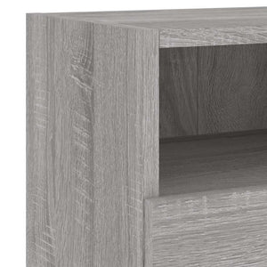 Ντουλάπι Τοίχου Τηλεόρασης Γκρι Sonoma 60x30x30εκ Επεξ Ξύλο