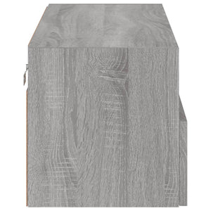 Έπιπλο Τοίχου Τηλεόρασης Γκρι Sonoma 80x30x30 εκ. Επεξ. Ξύλο