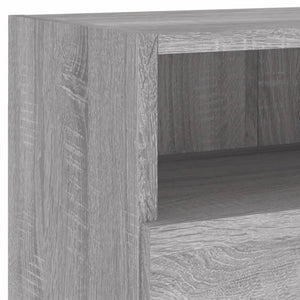 Έπιπλο Τοίχου Τηλεόρασης Γκρι Sonoma 80x30x30 εκ. Επεξ. Ξύλο