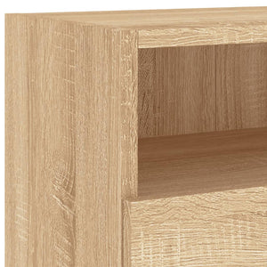 Έπιπλο Τοίχου Τηλεόρασης Sonoma Δρυς 100x30x30 εκ. Επεξ. Ξύλο - Pakobazaar