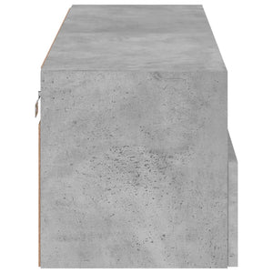 Έπιπλο Τοίχου Τηλεόρασης Γκρι Σκυρ. 100x30x30 εκ. Επεξ. Ξύλο - Pakobazaar