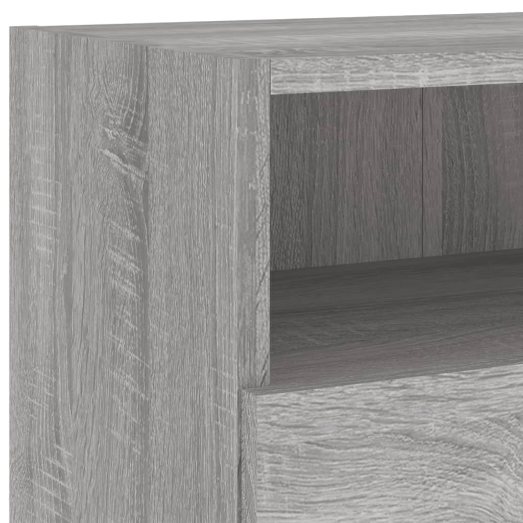 Έπιπλο Τηλεόρασης Τοίχου Γκρι Sonoma 100x30x30 εκ. Επεξ. Ξύλο